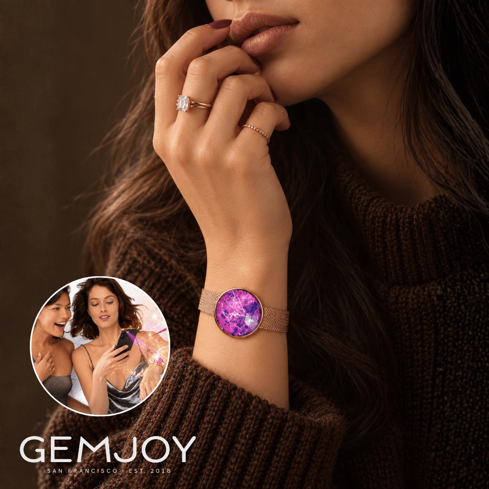 Moonlit Mesh Bracelet  - Rose Gold