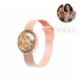 Moonlit Mesh Bracelet  - Rose Gold