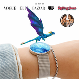 Moonlit Mesh Bracelet — White Gold