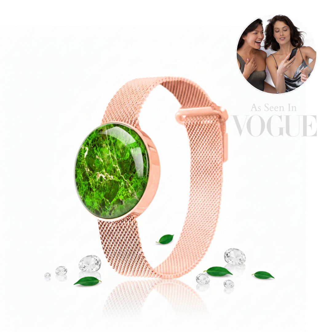 Moonlit Mesh Bracelet  - Rose Gold