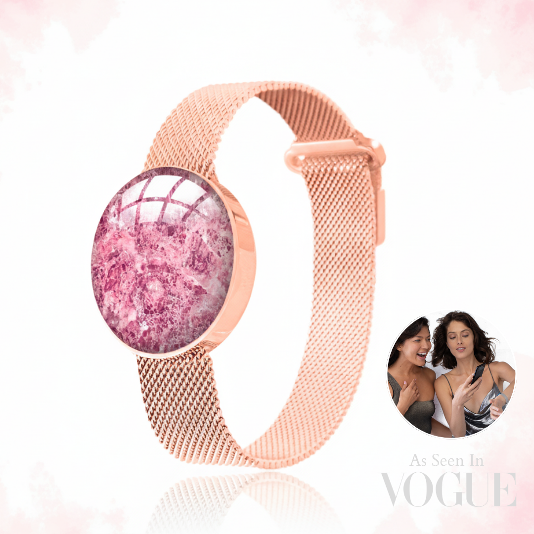 Moonlit Mesh Bracelet  - Rose Gold