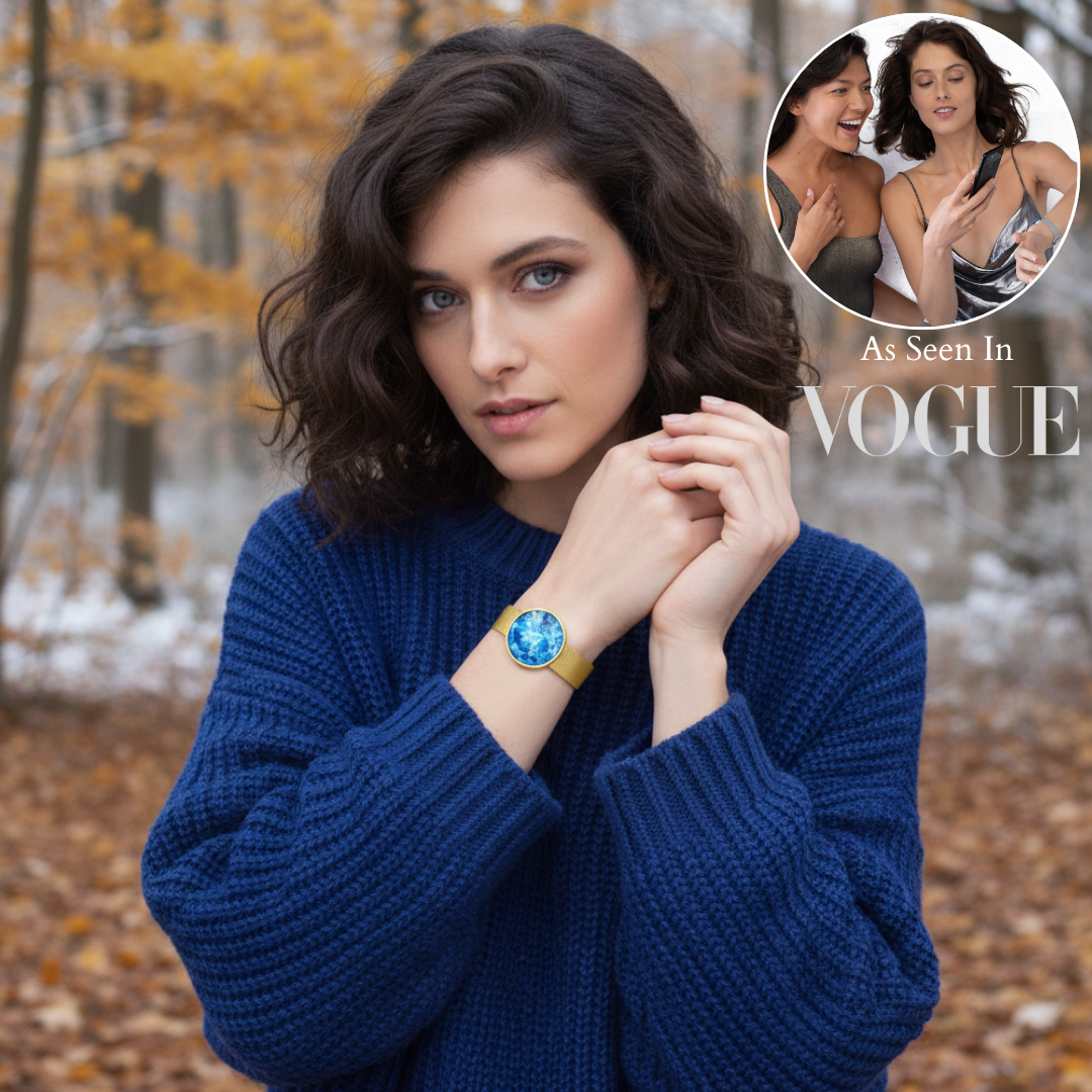 Moonlit Mesh Bracelet  - 14k Gold