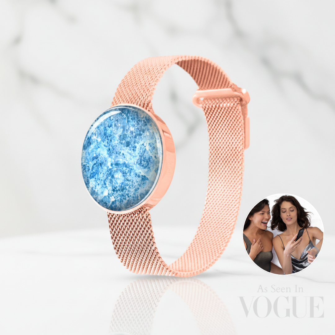 Moonlit Mesh Bracelet  - Rose Gold