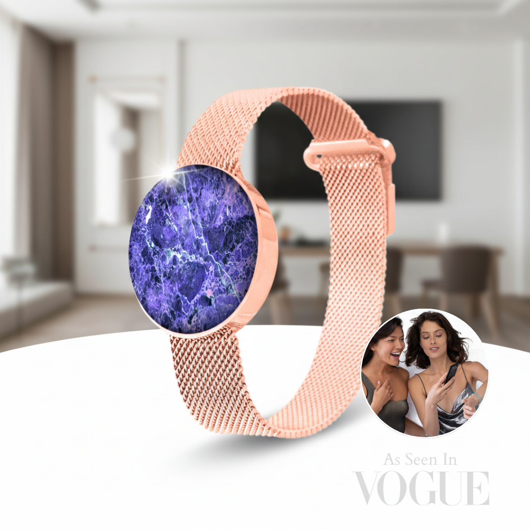 Moonlit Mesh Bracelet  - Rose Gold