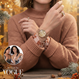 Moonlit Mesh Bracelet  - Rose Gold