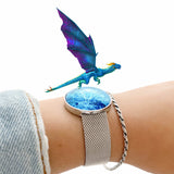 Moonlit Mesh Bracelet — White Gold