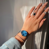 Moonlit Mesh Bracelet — White Gold