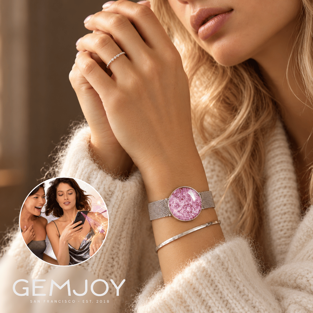 Moonlit Mesh Bracelet — White Gold