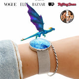 Moonlit Mesh Bracelet — White Gold